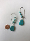Chunky Statement Turqouise Earrings,