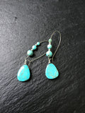Chunky Statement Turqouise Earrings,