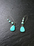 Chunky Statement Turqouise Earrings,