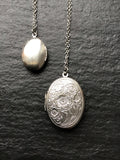 Stainless steel locket, with choose your chain, great valentines gift
