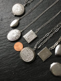 Stainless steel locket, with choose your chain, great valentines gift