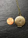 Bronze locket, with choose your chain, memory locket, gift for her