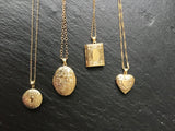 Gold locket, with choose your chain, photo locket, gift for her, add your photo,