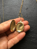 Gold locket, with choose your chain, photo locket, gift for her, add your photo,