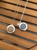 Locket with forever flowers, Long Locket, Sweater Chain Locket, Locket with flowers,