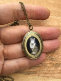 Personalized Pet locket, picture locket, Bronze locket,  great gift idea, personalized photo locket, keepsake jewelry, photo keepsake,