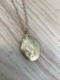 oval Gold locket, with choose your chain, add a birthstone, add an initial, photo locket, gift for her, add your photo,