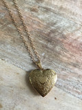 Gold Heart locket, personalize your chain, photo locket, gift for her, add your photo