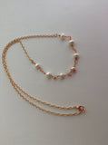 Pearl and Rose Gold Necklace