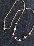 Pearl and Rose Gold Necklace