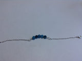 Silver Bracelet with Agate beads