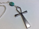 Ankh Necklace and Turqouise Necklace