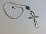Ankh Necklace and Turqouise Necklace