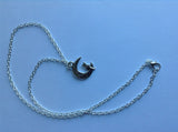 Cat in the Moon Necklace, Cat Necklace, Animal Jewelry, Cat Lady Jewelry, pet lover gift, cat lover, kitty, moon necklace,