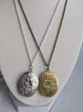 Bronze Locket, Large Oval Locket, Mother’s Day gift,