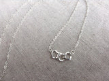 Three Interlocking Hearts Necklace, Heart Necklace, Bridal Jewelry,