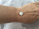 Pearl and Rose Gold Bracelet