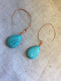 Turquoise earrings,