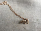 Animal jewelry, Wildlife kingdom Elephant necklace, Rose Gold elephant Charm Necklace, elephant, animal necklace, Rose gold charm, elephante