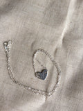 personalized Heart Charm Choker Necklace