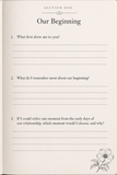 Relationship journal me and you for romantic partners