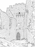 Beautiful Castles of France Coloring Book | Printable Relaxation & Mindfulness Coloring Book | Instant Digital Download (PDF)