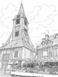 Honfleur coloring book