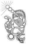Original Coloring Book – 16 Hand-Drawn Illustrations