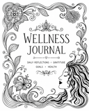 Printable Wellness Journal | Health, Fitness & Gratitude Planner | Undated Digital Journal | PDF Download | Self Care Tracker
