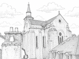 La Souterraine France Coloring book