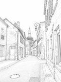 La Souterraine France Coloring book