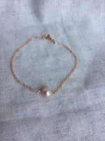 Rose Gold, Gold or Silver Swarovski Pearl Bracelet