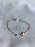 Pearl and Rose Gold Bracelet
