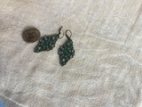 boho bronze filligree earrings, patina dangle and drop earrings, boho earrings, bridesmaid earrings, boho jewelry, filigree earrings,