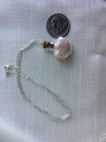 Salt necklace, foodie jewelry, gourmet necklace, Himalayan pink salt