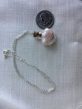 Salt necklace, foodie jewelry, gourmet necklace, Himalayan pink salt