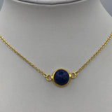 lapis lazuli choker, lapis necklace, Rose gold choker, Rose gold necklace, Boho jewelry, Layering Choker necklace, Petite, Bridesmaid