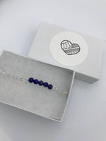Cobalt blue, lapis lazuli bracelet, blue stone bracelet, boho layering bracelet, boho jewelry, lapis bracelet, lapis lazuli jewelry