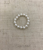 Small pearl ring, pearl ring, bridesmaid gift, bridesmaid ring, mothers day gift, bridal jewelry, dainty pearl ring, pearl jewelry, bridal