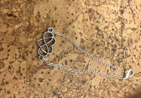 Infinity heart Symbol Bracelet, polyamory, many loves, infinite love bracelet, boho bracelet, forever love poly jewelry