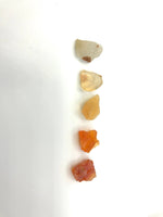 Raw crystal citrine stone necklace in Rose gold, gold or silver, perfect birthstone necklace