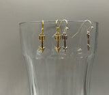 Tiny boho arrow earrings in gold or silver, cute earrings