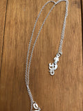 Squid Necklace, Silver Squid Necklace, Squid Jewelry