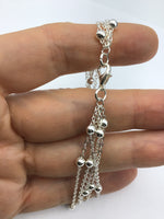 Silver beaded Bracelet, layered bracelet, bridal jewelry, bridesmaids gift, layered bracelet