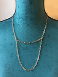 Paperclip modular chain, multi chain necklace, bracelet, choker all in one chain great gift