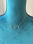 Crystal choker, necklace in rose gold, silver, and gold, beautiful gift idea for mother’s day, gift for her, colorful drop crystals