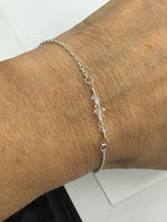 Herkimer diamond bracelet