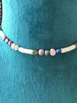 Puka and Pearl choker, unisex pearls, pearls for him, Father’s Day gift, surfer jewelry, gift for him, BFF gift,