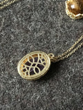 Moss agate, lapis lazuli, labradorite, amethyst, or tiger eye gold pendant necklace, elegant gift idea, gift for her,
