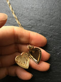 Gold locket, with choose your chain, photo locket, gift for her, add your photo,